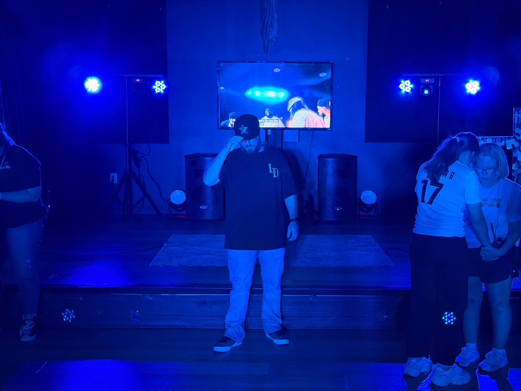 Lions Den speaker on stage